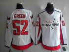 nhl washington capitals #52 green white