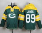 Nike Green Bay Packers #89 James Jones Green Player Pullover Hoodie