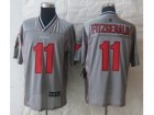 Nike Arizona Cardicals #11 Fitzgerald Grey Jerseys(Vapor Elite)