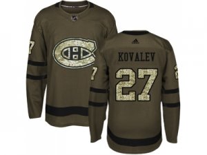 Adidas Montreal Canadiens #27 Alexei Kovalev Green Salute to Service Stitched NHL Jersey