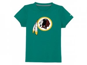 nike washington redskins logo youth T-Shirt lt.green