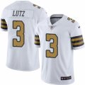 Youth Nike New Orleans Saints #3 Will Lutz Limited White Rush NFL Jersey