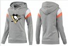 NHL Women Pittsburgh Penguins Logo Pullover Hoodie 19