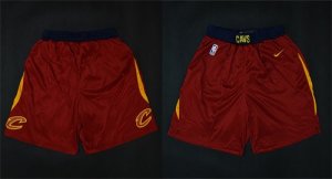 Cavaliers Red Nike 2017-18 Autentic Shorts
