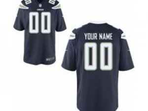 Men\'s Nike San Diego Chargers Customized Game Team Color Jerseys (S-4XL)