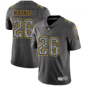 Nike Vikings #26 Trae Waynes Gray Static Vapor Untouchable Limited Jersey