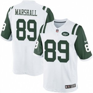 Mens Nike New York Jets #89 Jalin Marshall Limited White NFL Jersey