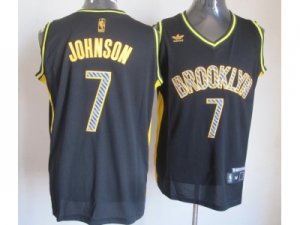 nba new jersey nets #7 joe johnson black[2013 new]