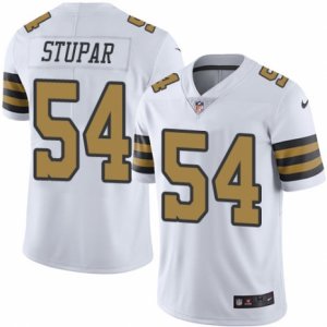 Youth Nike New Orleans Saints #54 Nate Stupar Limited White Rush NFL Jersey