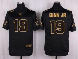 Nike Carolina Panthers #19 Ted Ginn Jr Pro Line Gold Collection Jersey(Elite)