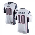 Nike Patriots #10 Josh Gordon White Vapor Untouchable Limited Jersey