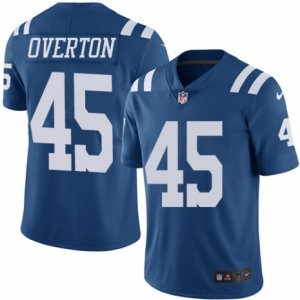 Youth Nike Indianapolis Colts #45 Matt Overton Limited Royal Blue Rush NFL Jersey