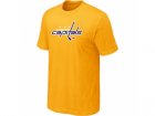 NHL Washington Capitals Big & Tall Logo Yellow T-Shirt