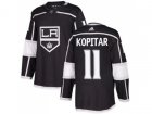 Youth Adidas Los Angeles Kings #11 Anze Kopitar Black Home Authentic Stitched NHL Jersey