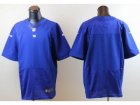 Nike NFL New York Giants Blank Blue Jerseys(Elite)