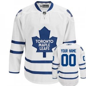 Customized Toronto Maple Leafs Jersey White Road Man Hockey