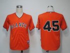 MLB San Francisco Giants #45 Runzler Orange[Cool Base]