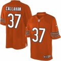 Mens Nike Chicago Bears #37 Bryce Callahan Limited Orange Alternate NFL Jersey