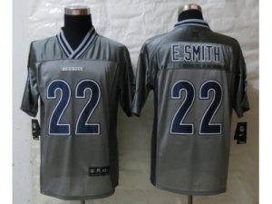 Nike Dallas cowboys #22 E.Smith Grey Jerseys(Vapor Elite)