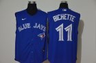 Blue Jays #11 Bo Bichette Royal Nike Cool Base Sleeveless Jersey