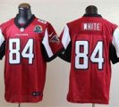 Nike Falcons #84 Roddy White Red With Hall of Fame 50th Patch NFL Elite Jersey