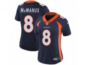 Women Nike Denver Broncos #8 Brandon McManus Vapor Untouchable Limited Navy Blue Alternate NFL Jersey