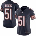 Women's Nike Chicago Bears #51 Dick Butkus Limited Navy Blue Rush NFL Jersey