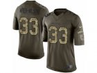 Mens Nike Atlanta Falcons #33 Blidi Wreh-Wilson Limited Green Salute to Service NFL Jersey