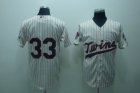 mlb minnesota twins #33 morneau cream[50th]