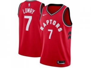 Men Nike Toronto Raptors #7 Kyle Lowry Red Stitched NBA Swingman Jersey