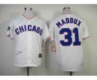 mlb jerseys chicago cubs #31 maddux m&n white 1968