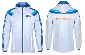 NFL Denver Broncos dust coat trench coat windbreaker 13