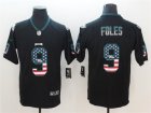 Nike Eagles #9 Nick Foles Black USA Flag Fashion Color Rush Limited Jersey