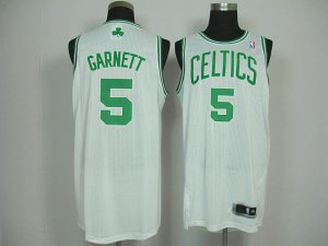 nba boston celtics #5 garnett white[Revolution 30]