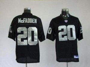 nfl oakland raiders #20 mcfadden black