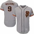 Mens Majestic San Francisco Giants #9 Matt Williams Gray Flexbase Authentic Collection MLB Jersey