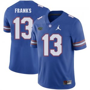 Florida Gators 13 Feleipe Franks Blue College Football Jersey