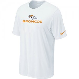 Nike Denver Broncos Authentic Logo T-Shirt White