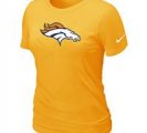 Women Danver Broncos Yellow T-Shirts