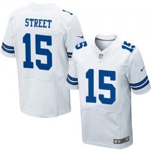 Nike Dallas Cowboys #15 Devin Street white Jerseys(Elite)