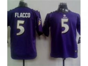 Nike NFL Youth Baltimore Ravens #5 Joe Flacco Purple