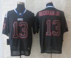 Nike New York Giants #13 Beckham jr black Jerseys(Elite Lights Out)