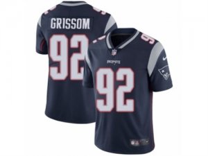 Mens Nike New England Patriots #92 Geneo Grissom Vapor Untouchable Limited Navy Blue Team Color NFL Jersey