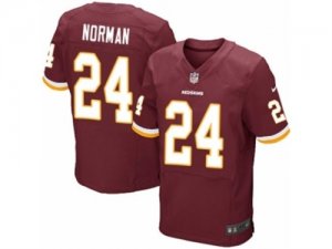 Mens Nike Washington Redskins #24 Josh Norman Elite Burgundy Red Team Color NFL Jersey