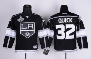 youth nhl los angeles kings #32 quick black 2012 stanley cup champions]