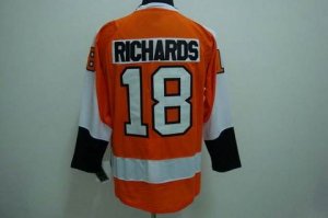 nhl philadelphia flyers #18 richards orange