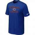 Chicago Bears Heart & Soul Blue T-Shirt