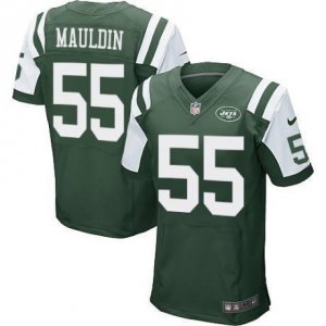 Nike New York Jets #55 Lorenzo Mauldin Green Jerseys(Elite)