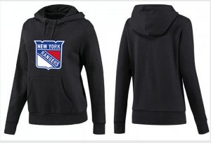 NHL Women New York Rangers Logo Pullover Hoodie 14