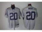 Nike NFL Baltimore Ravens #20 Ed Reed Grey Jerseys(Lights Out Elite)